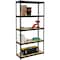 Lorell Narrow Steel Shelving 60" Height x 30" Width x 12" Depth 66964 - alternate 3
